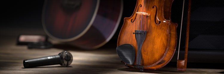 Musical instruments made using Substance 3D.