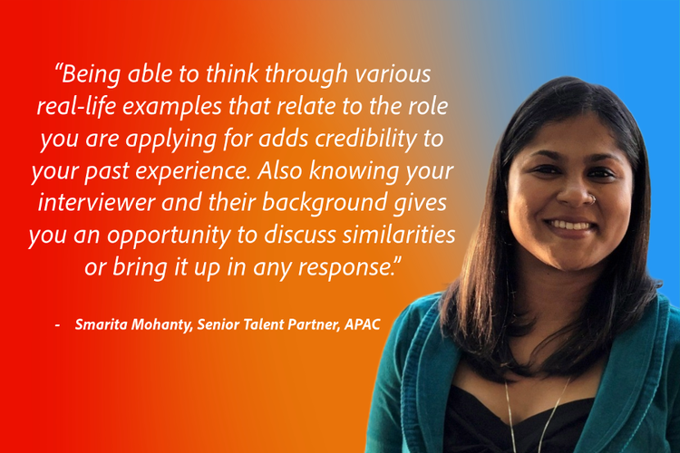 Quote from Smarita Mohanty, Senior Talent Partner, APAC.