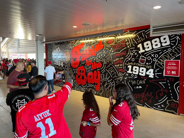 Honoring 'Faithful' fans and local creators with the San Francisco 49ers