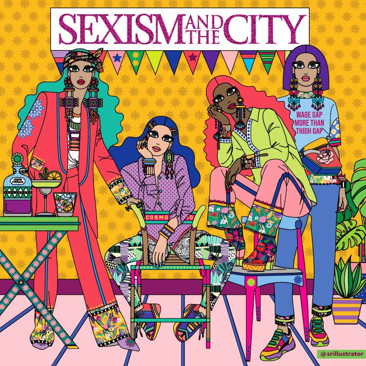 'Sexism and the city' illustration by Srishti Gupta Roy,