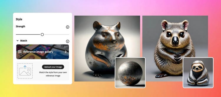 Image created using Generative Match in Firefly.