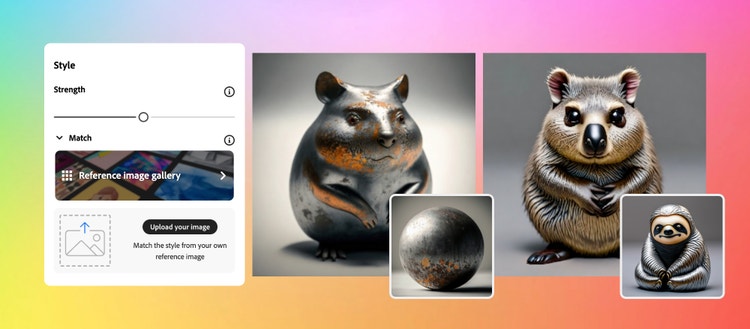 Image created using Generative Match in Firefly.