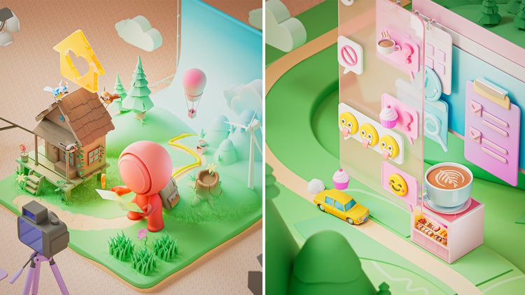 Images created using Substance 3D Painter.