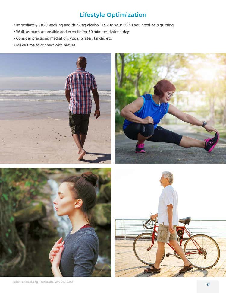 Lifestyle Optimization. Images of people exercising.