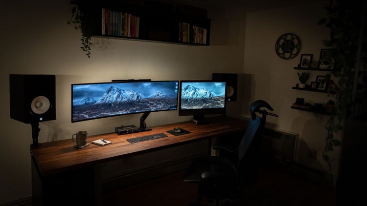 Workspace of editor and post-producer Erick Sasso.