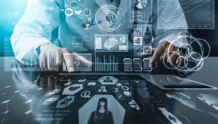 Medical Healthcare Research and Development Concept.