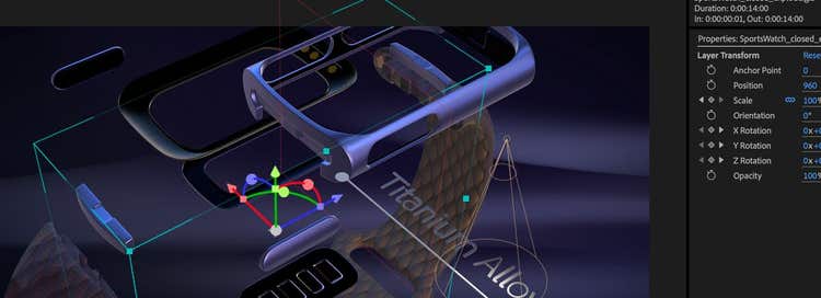 Image showing the properties of a sports whatch.