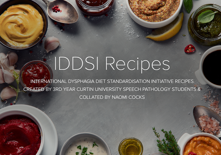 IDDSI Recipes.