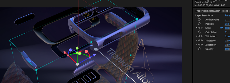 Image showing the properties of a sports whatch.