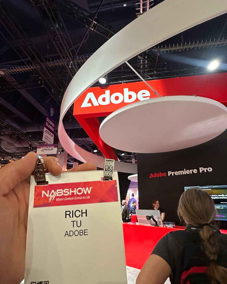 Rich Tu at NAB 2024.