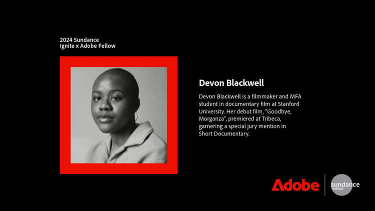 Image and bio of Devon Blackwell.