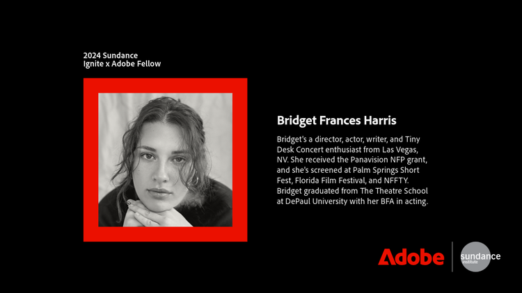 Image and bio of Bridget Fances Harris.