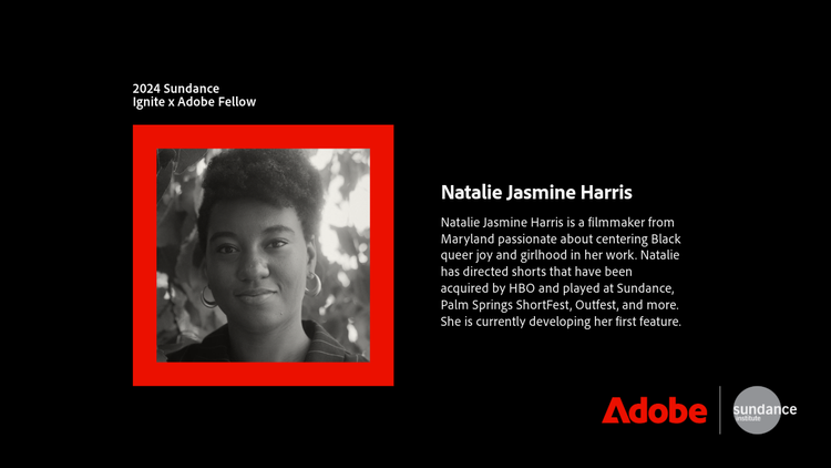 Image and bio of Natalie Jasmine Harris.