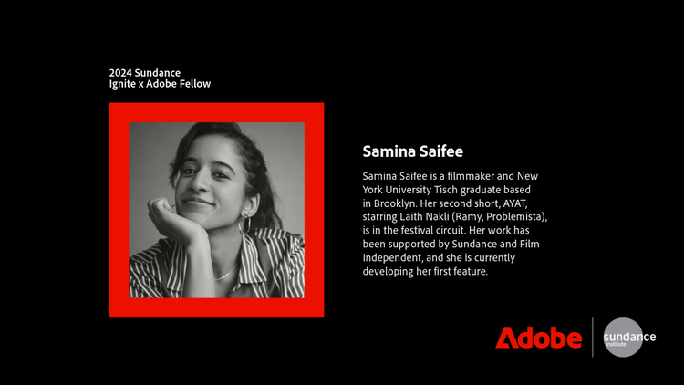 Image and bio of Samina Saifee.