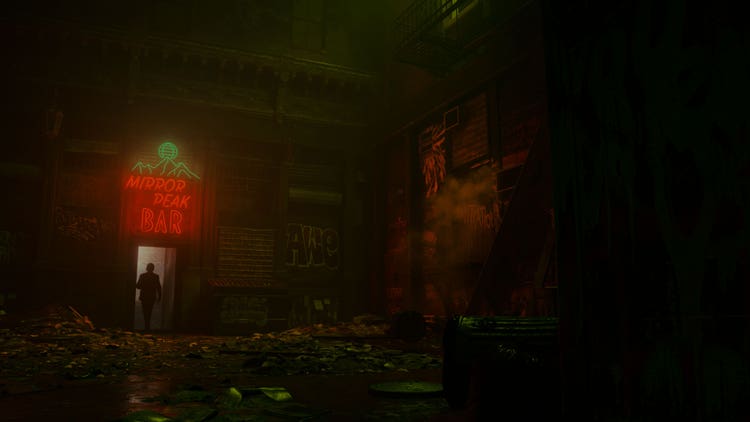 Still image from Alan Wake 2.