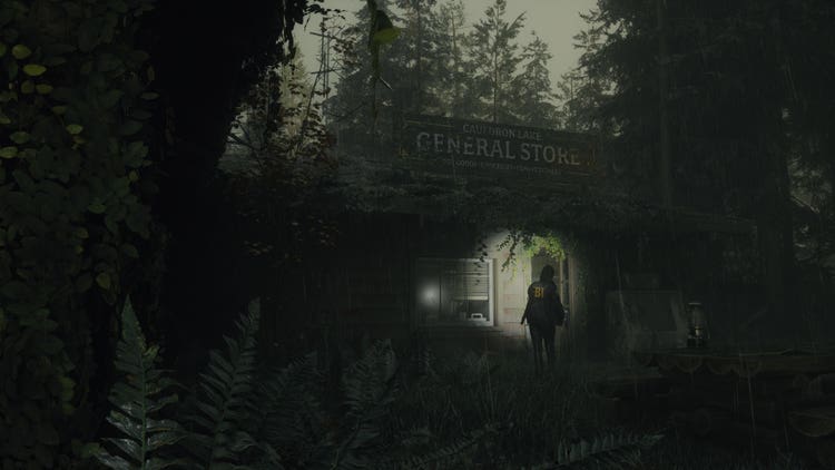 Still image from Alan Wake 2.