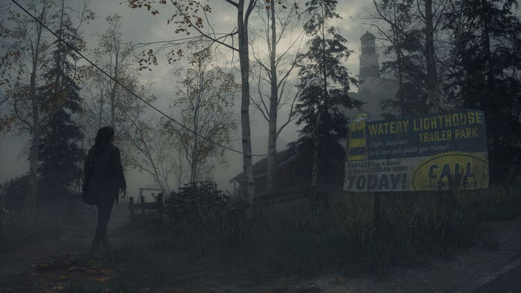 Still image from Alan Wake 2.