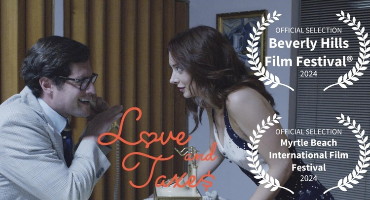 Still image from the award winning film Love and Taxes.