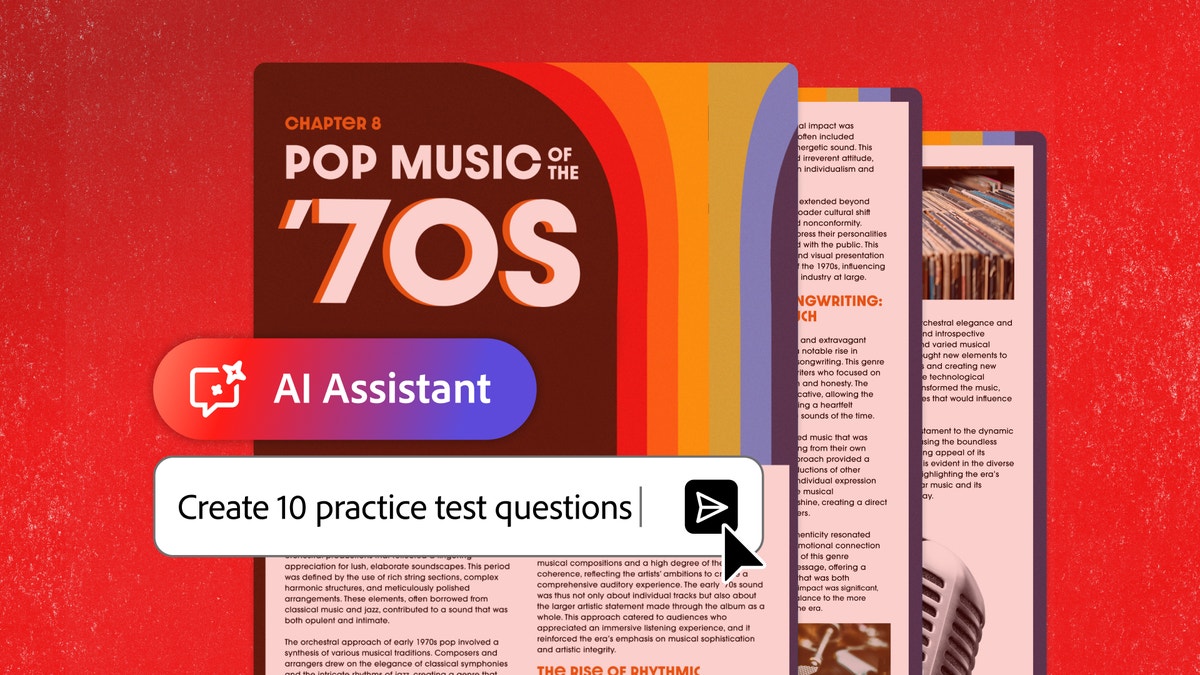 Supercharge studying with Acrobat AI Assistant for college students