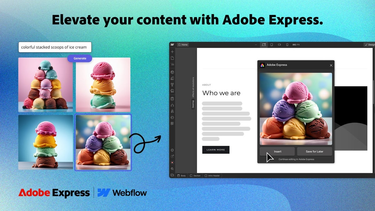 Streamline your creative workflows with Adobe Express for Webflow ...