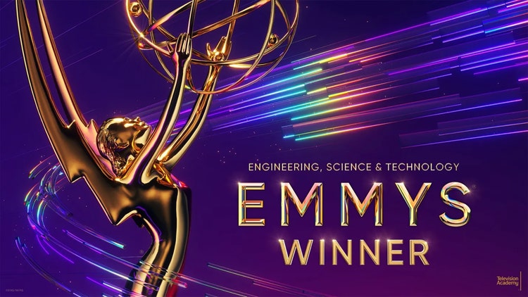 Emmy Winner image of golden statue.