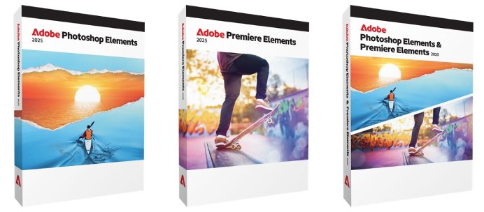 Photos using Adobe Photoshop Elements & Premiere Elements 2025.