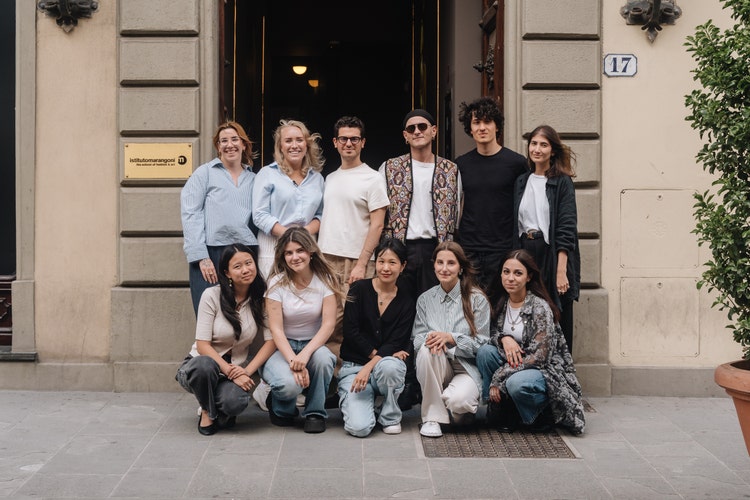 Students at the workshop of Istituto Marangoni Firenze.