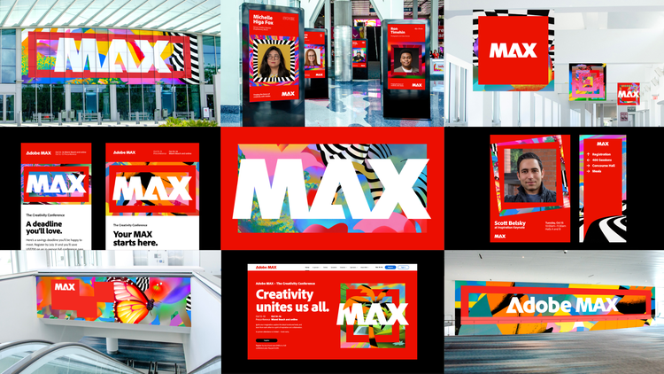 Adobe MAX, Creativity unites us all.