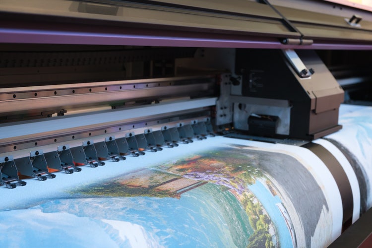 Image of commercial printer.