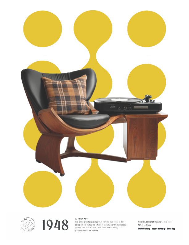 Image of chair designed by Norman Teague Design Studios (NTDS).