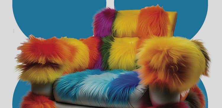 Image of colorful chair designed by Norman Teague Design Studios (NTDS).