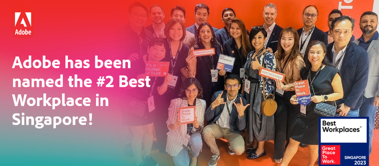 Image of Adobe Singapore employees
