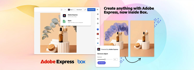Adobe Express now inside Box.