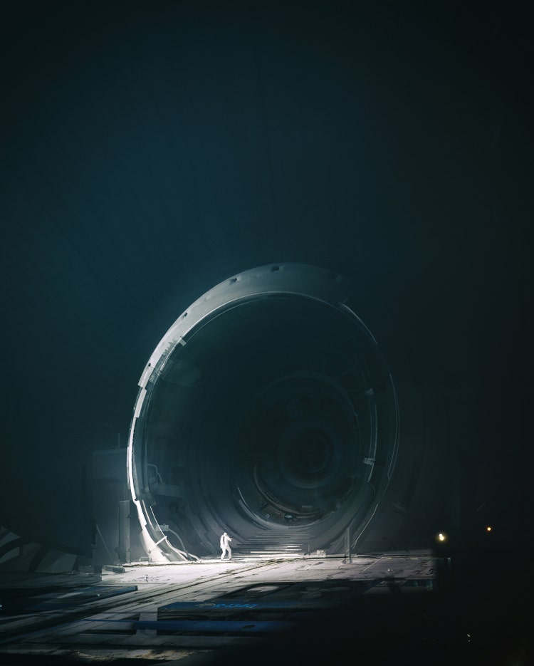 Concept art for “The Creator”