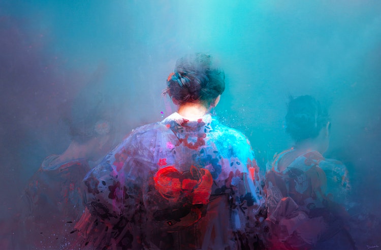 An image from Thomas Dubois’s Adobe MAX Creativity Award-winning “Kimono” series.