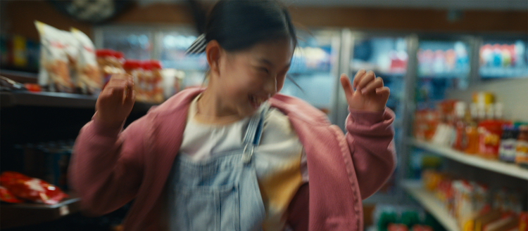 Still image from The Korean-Canadian director’s one-minute film, What Did They Say?