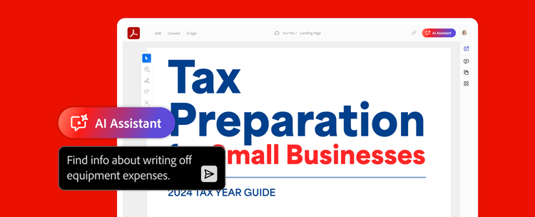 Tax preparation using AI Assistant.