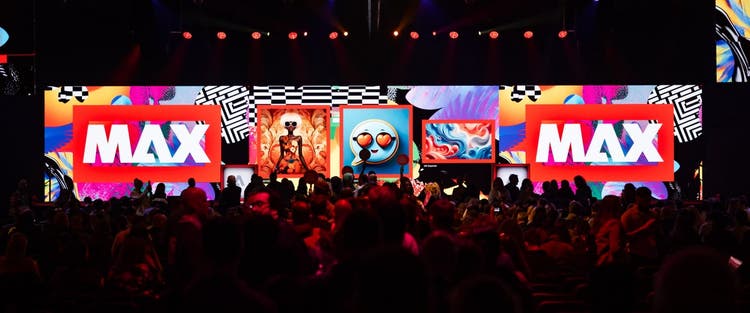 Adobe MAX London 2025 stage.