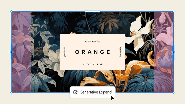 Generative Expand on Illustrator.