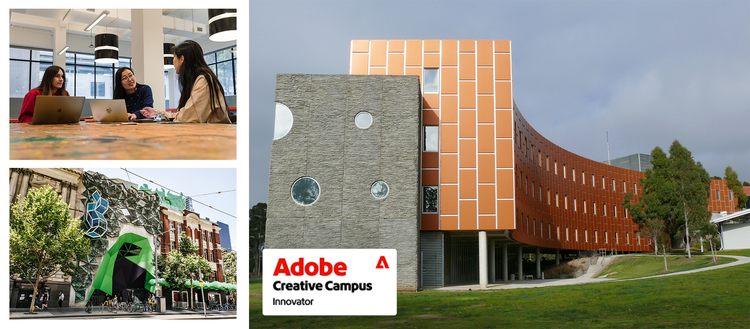 Images of RMIT University campus, in Melbourne, Australia.