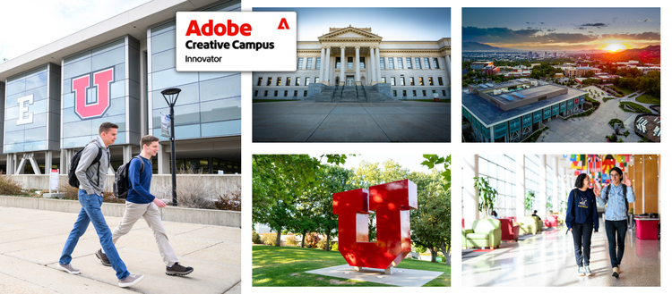 Pictures of University of Utah campus.