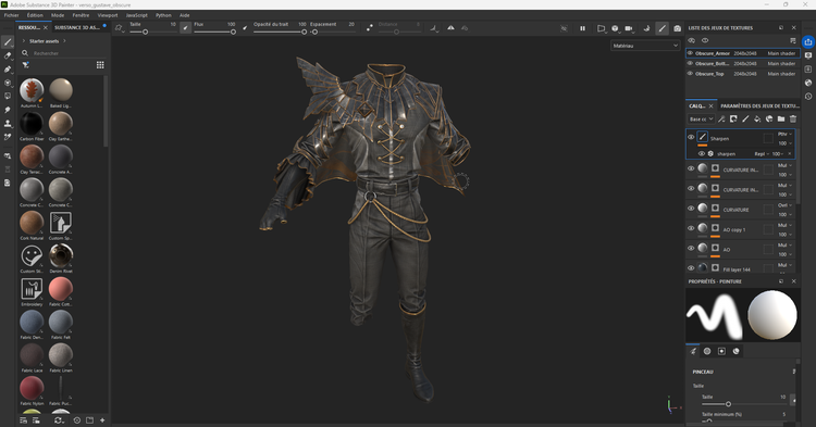 Art created by Clair Obscur using Substance 3D.