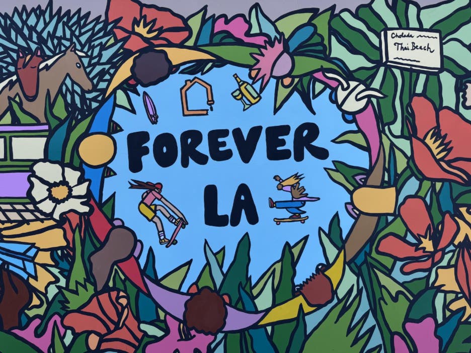 Forever LA murals support fire recovery and celebrate the city