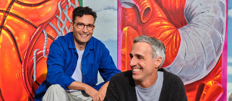 Image of 2 men smiling.