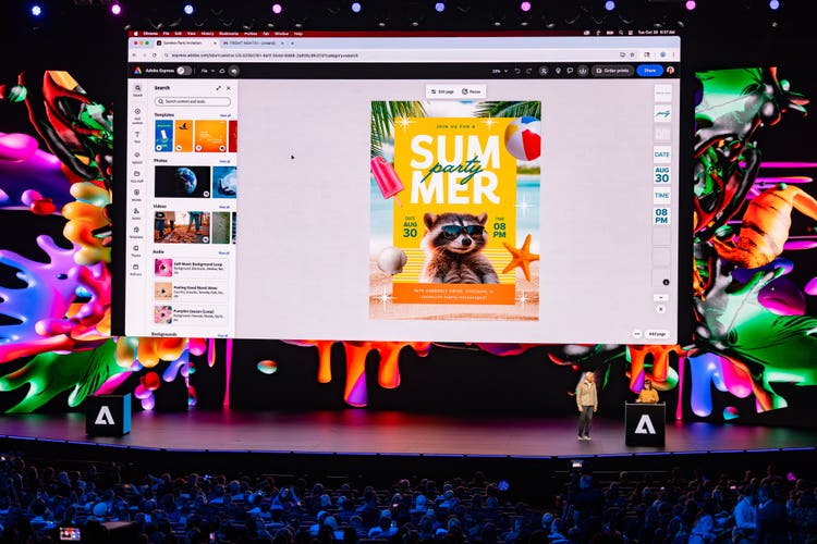 Stage at Adobe MAX