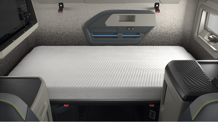 Interior images of Volvo Trucks.