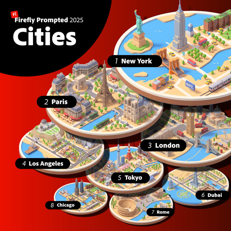 Images of the top Firefly prompts.