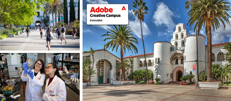 Images of San Diego State University.