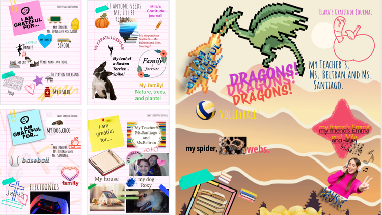 Projects designed by students at Ysleta Independent School District.