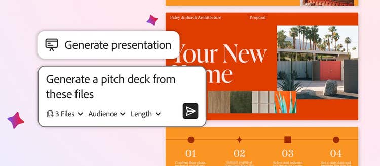 Generate Presentation in Adobe Acrobat and Express